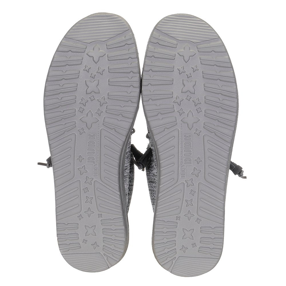 Hey Dude Men's Shoes Grey Wally Sox Shoes