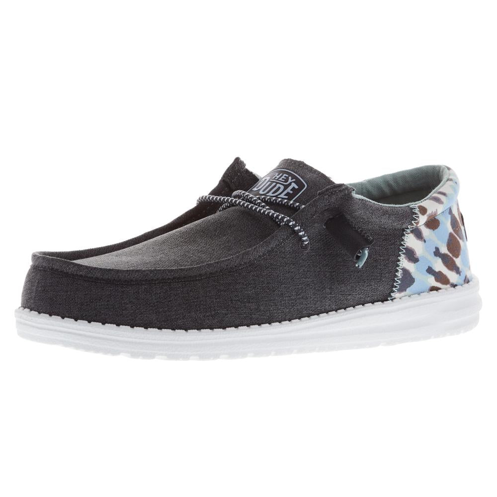 Hey Dude Men's Wally Funk Tie Dye Grey Casual Shoe