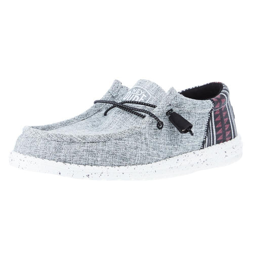 Hey Dude Men's Wally Funk Jacquared Black Aztec Casual