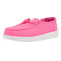 Hey Dude Youth Wendy Pink Canvas