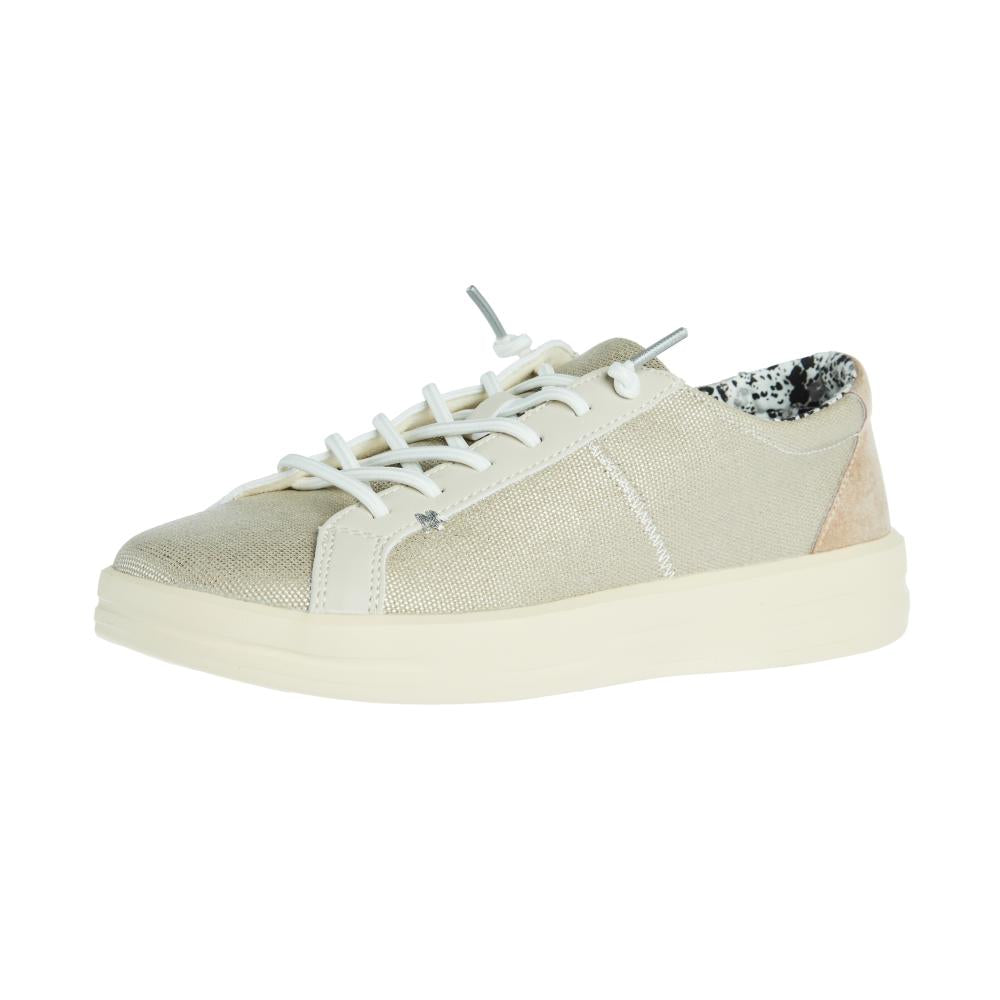 Hey Dude Women`s Karina Shimmer Platinum Casual