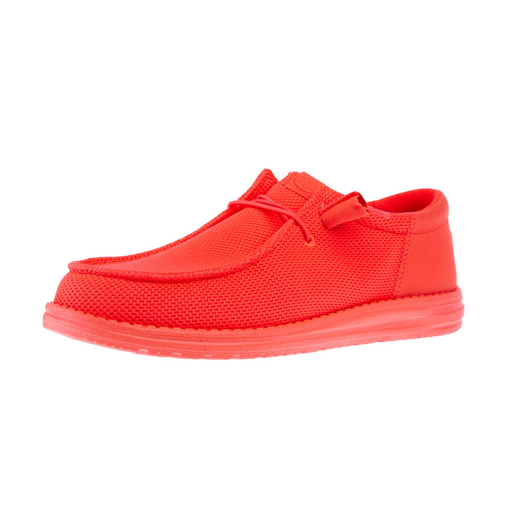 Hey Dude Men`s Fiery Coral Wally Funk Mono Casual