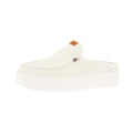 Hey Dude Womens Austin Lift White Leather Slip On