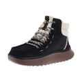 Hey Dude Women's Wendy Peak Apres Suede Black and Tan Lace Up Casual