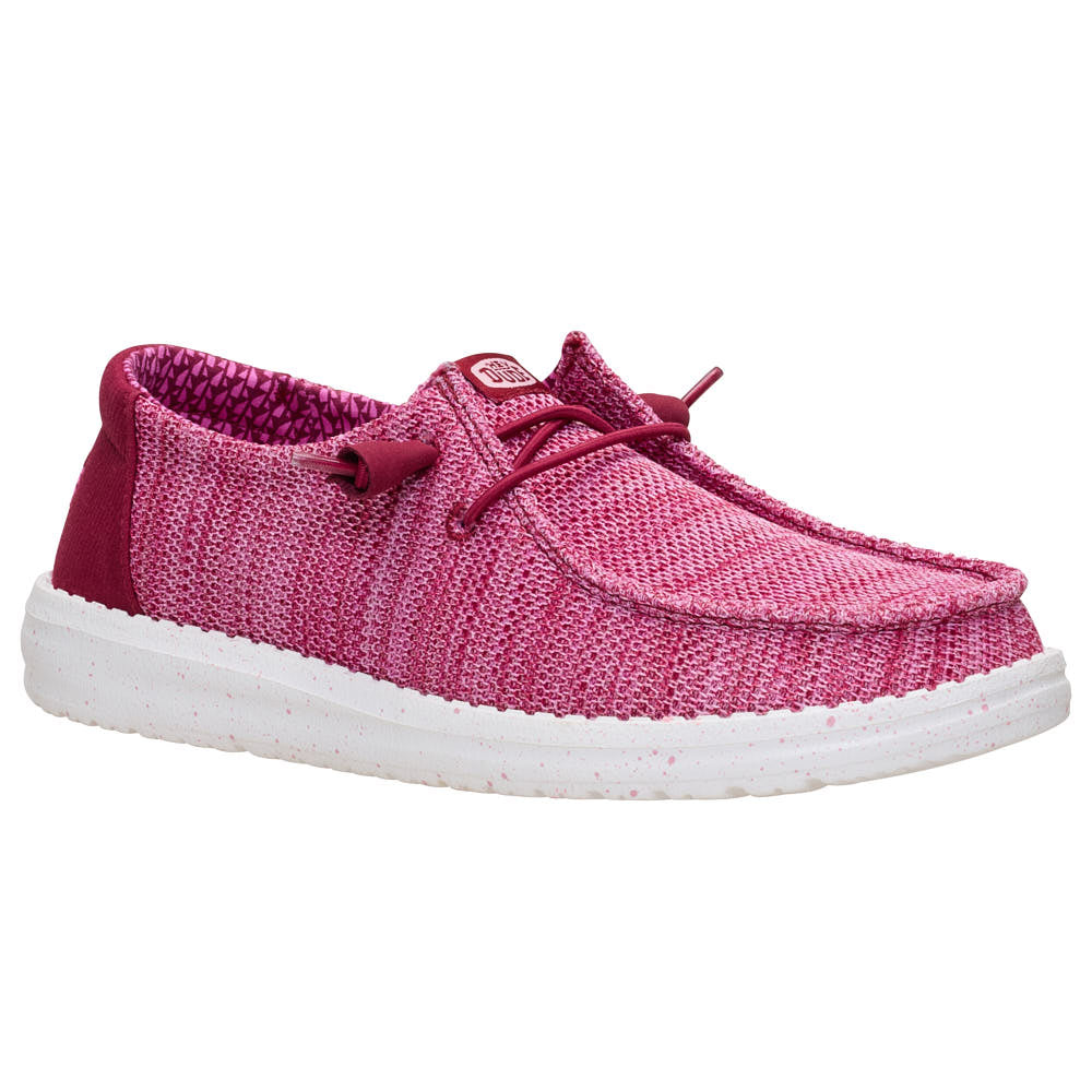 Hey Dude Women's Wendy Stretch Sox Rumba Red Casual