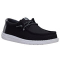 Hey Dude Men's Wally Heathered Knit Black Casual