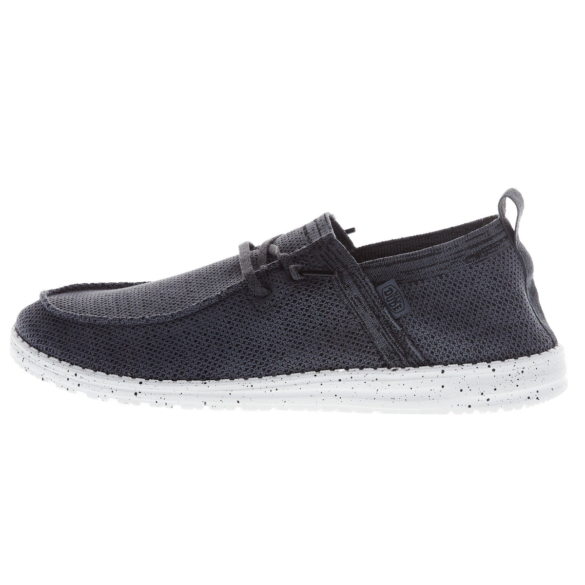 Hey Dude Men's Wally Halo Dark Grey Casual Shoe