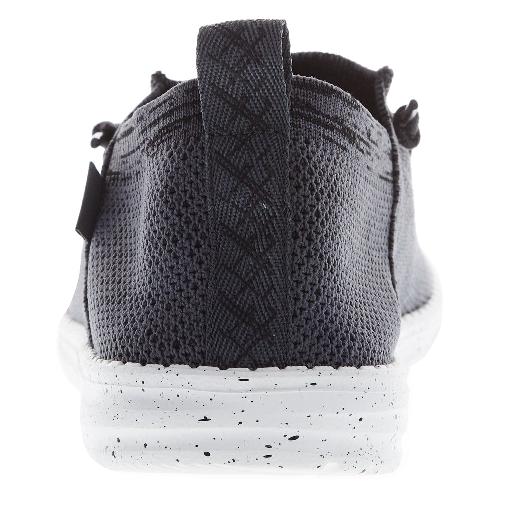 Hey Dude Men's Wally Halo Dark Grey Casual Shoe