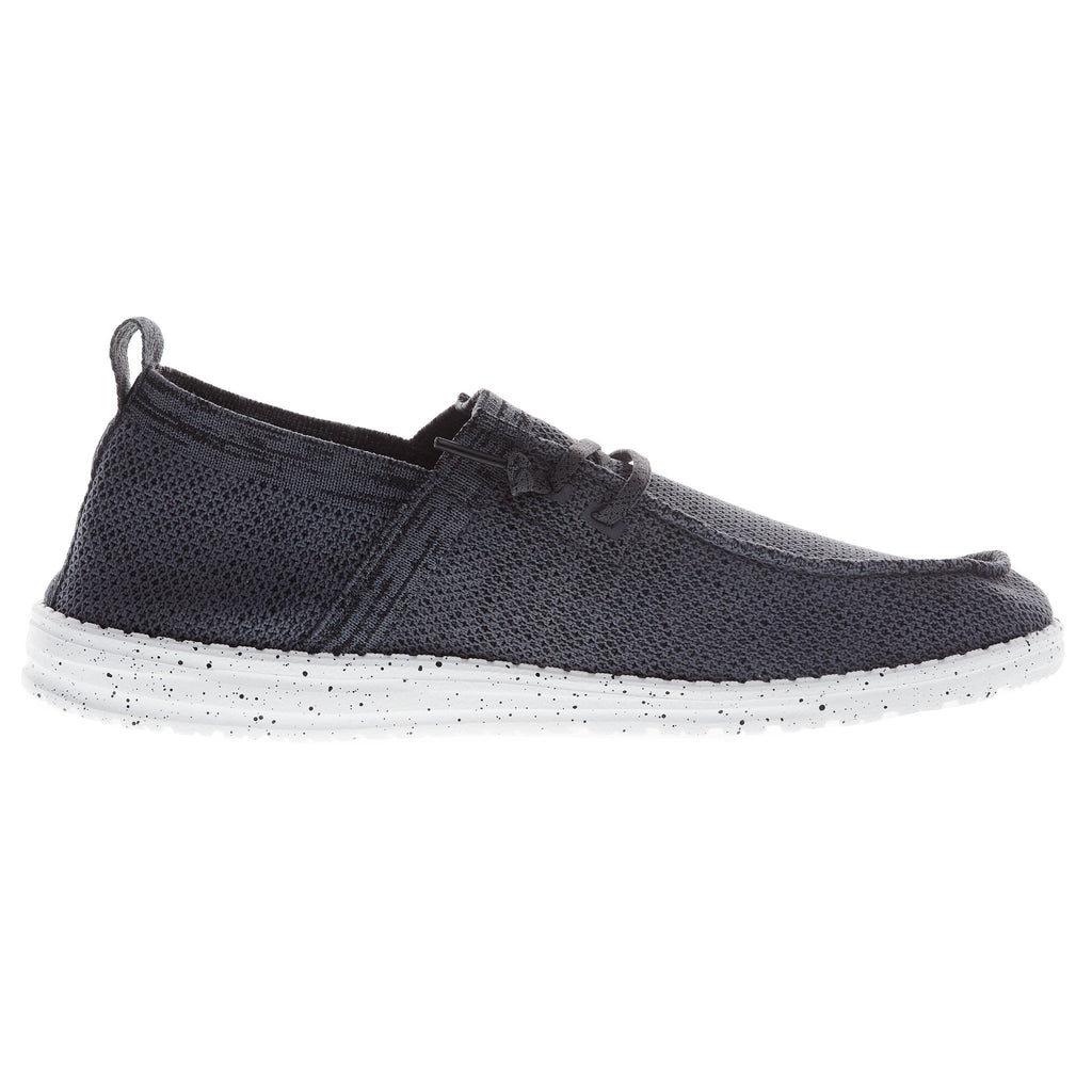 Hey Dude Men's Wally Halo Dark Grey Casual Shoe