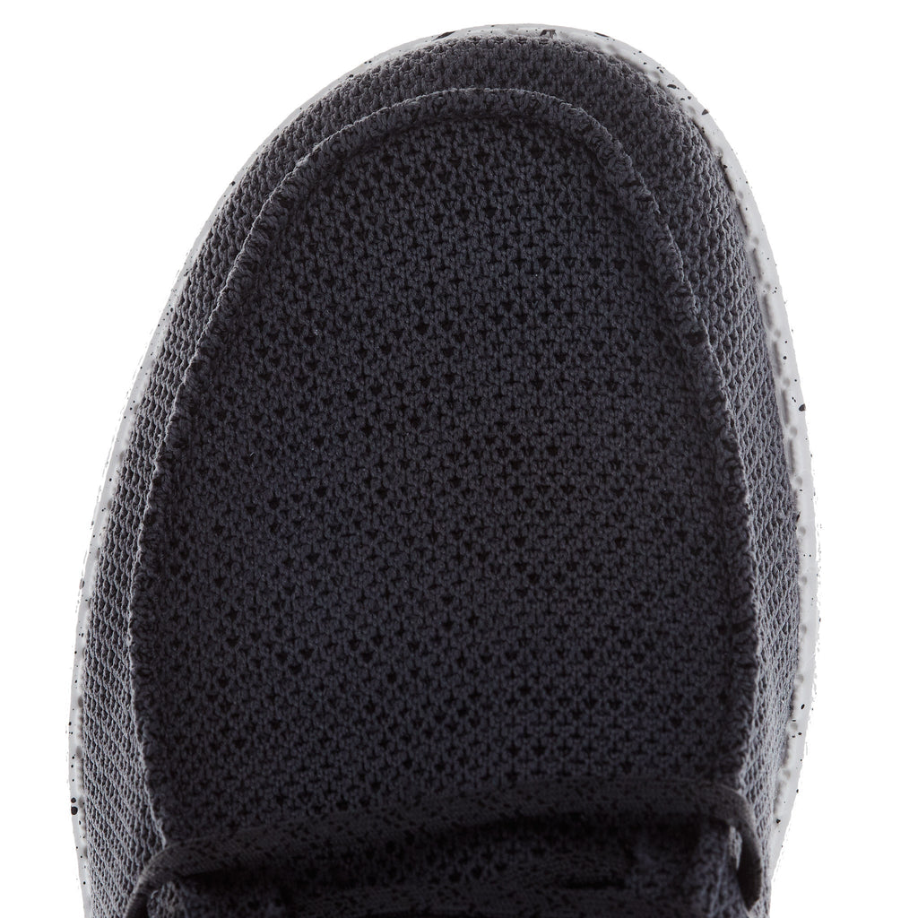 Hey Dude Men's Wally Halo Dark Grey Casual Shoe