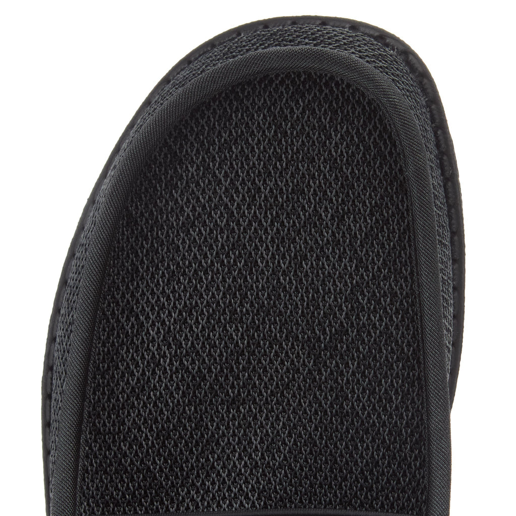 Hey Dude Mens Wally Sox Micro Total Black Casual Shoe