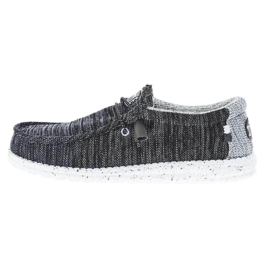 Hey Dude Men's Wally Stretch Mix Meteorite