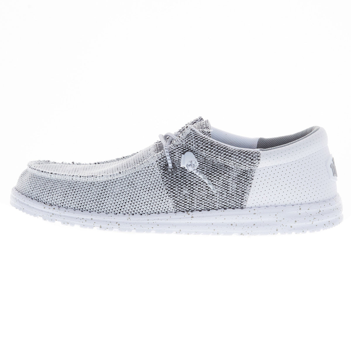 Hey Dude Men's Wally Tri Stone White Casual Shoe