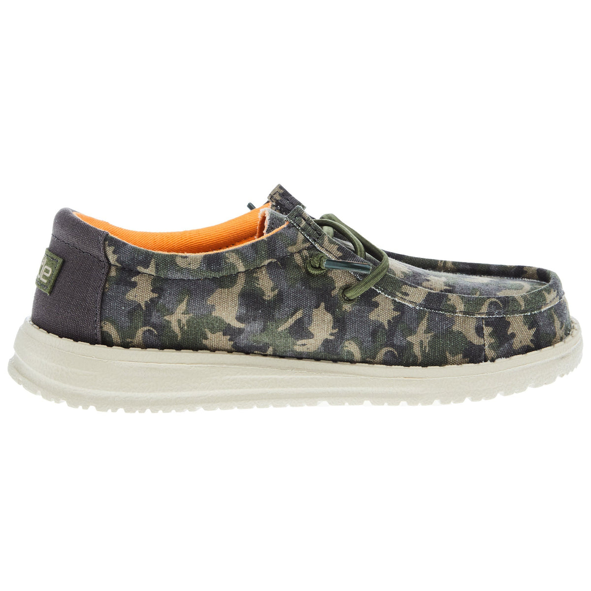 Hey Dude Youth Wally Camodino Musk Casual Shoe