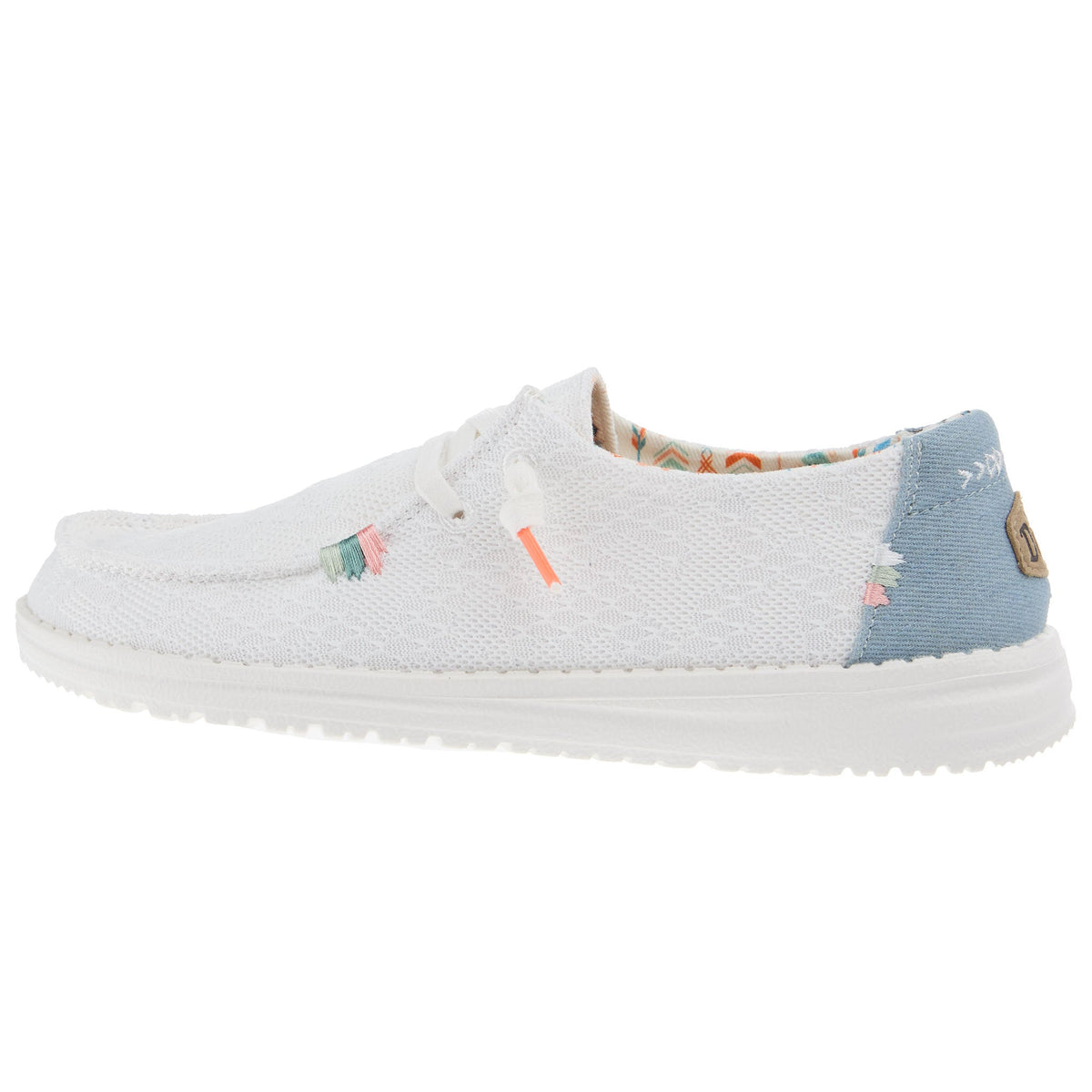 Hey Dude Womens Wendy Boho Crochet Casual Shoe