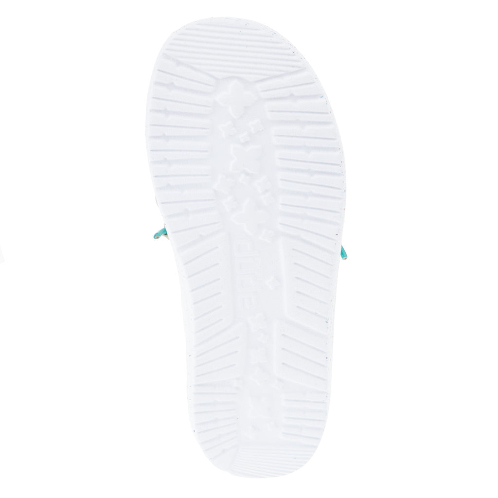 Hey Dude Youth Wendy Disco White Casual Shoe