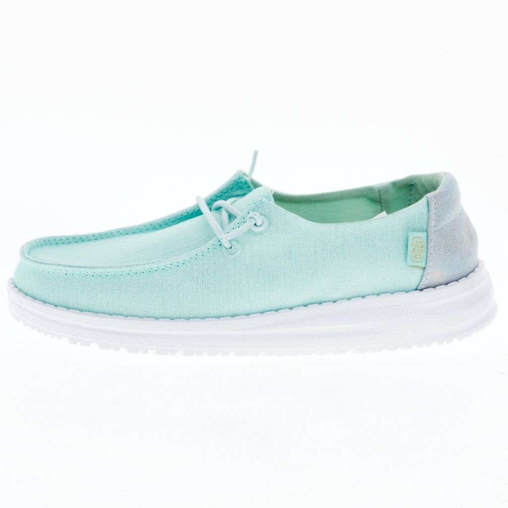 Hey Dude Youth Wendy Glitter Moon Stone Casual Shoe