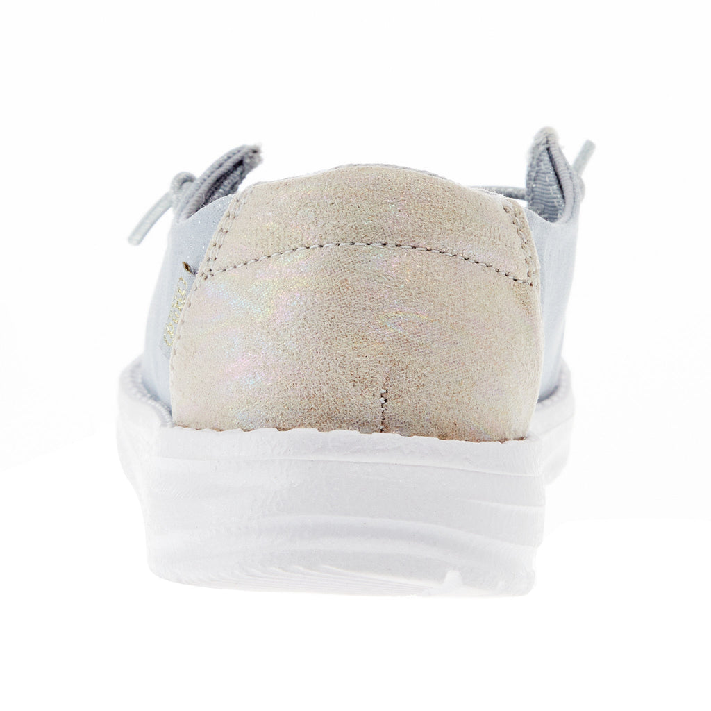 Hey Dude Youth Wendy Glitter Smoke Quartz Casual Shoe