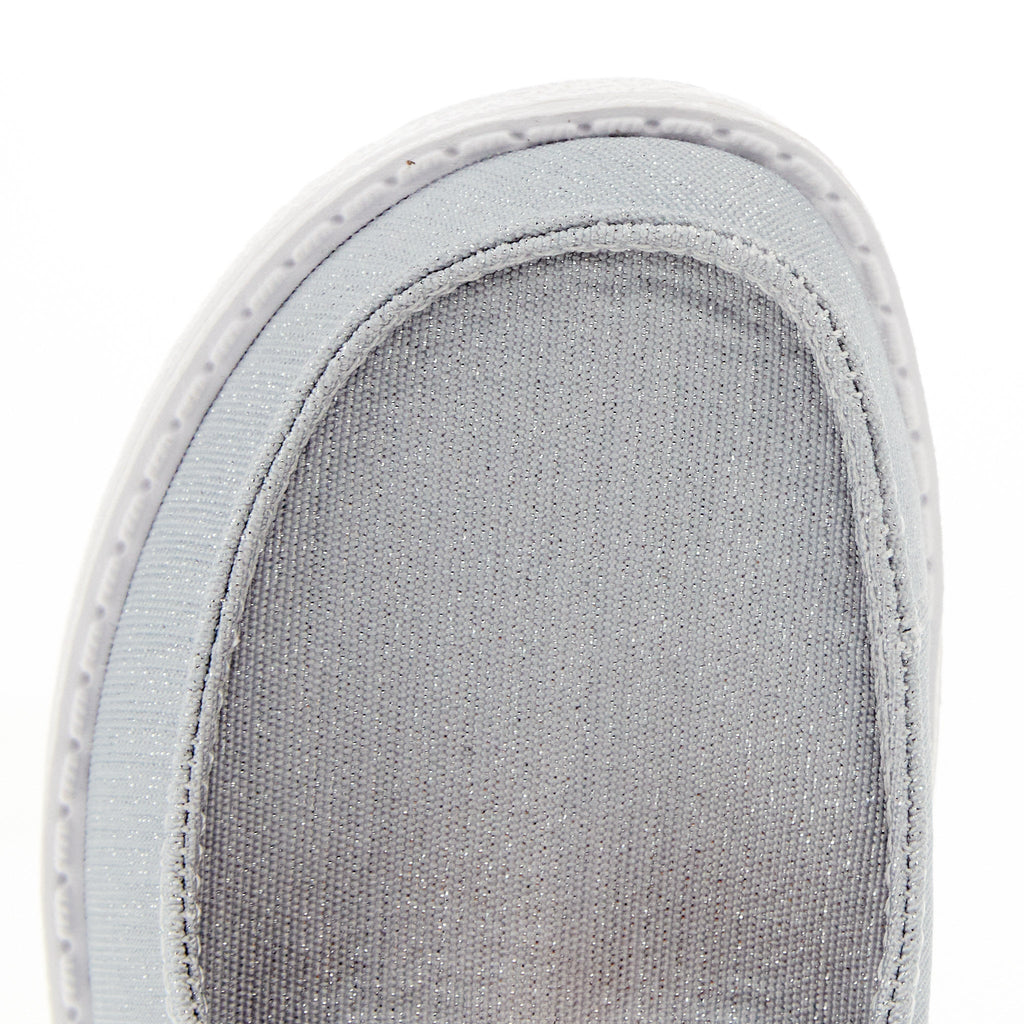 Hey Dude Youth Wendy Glitter Smoke Quartz Casual Shoe