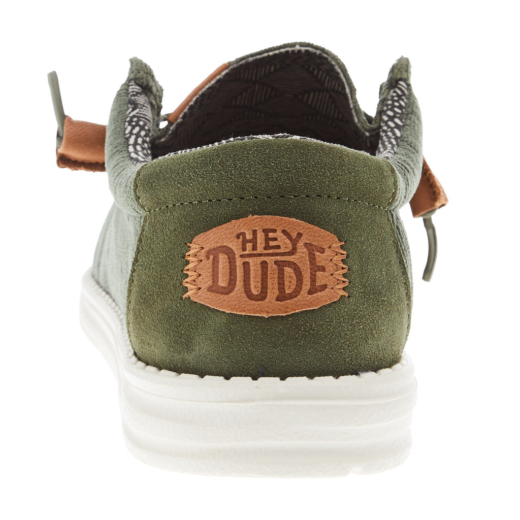Hey Dude Men's Olive Wally Corduroy Casual