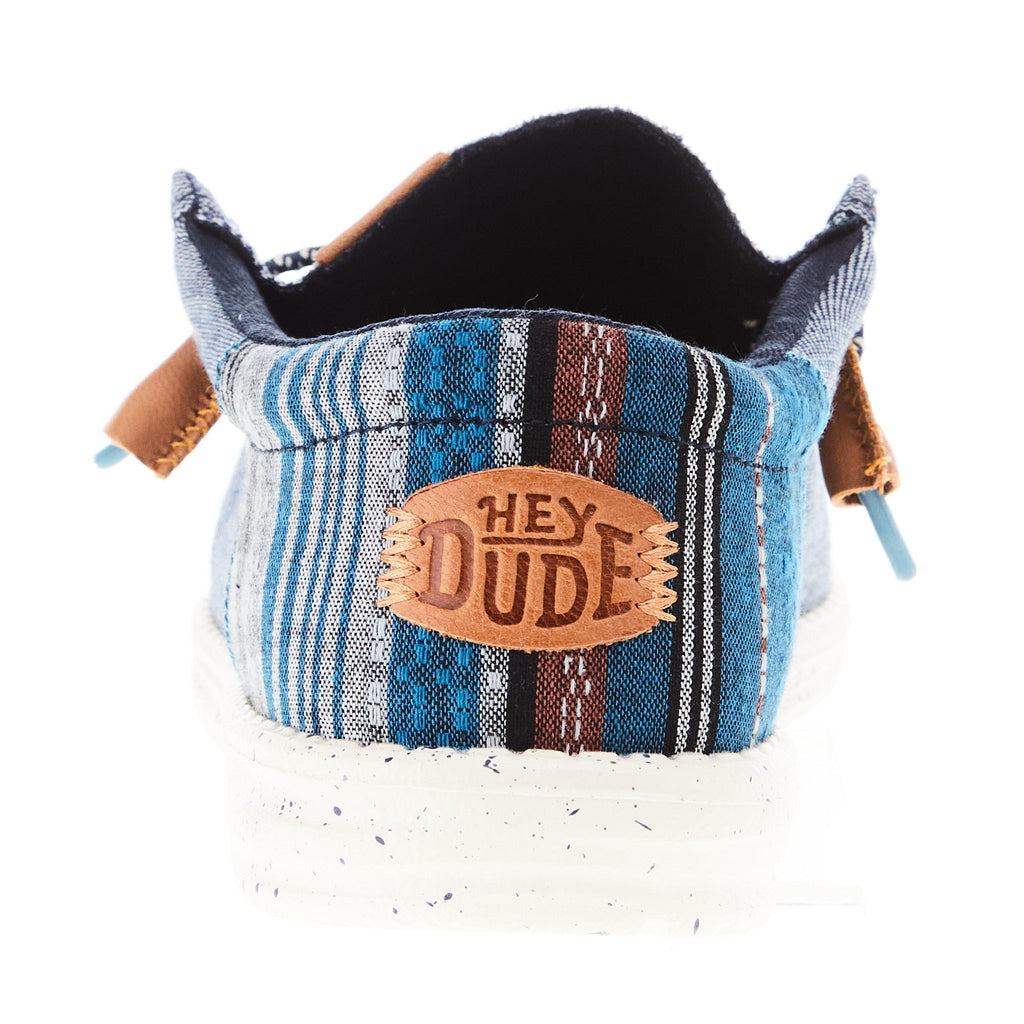 Hey Dude Men's Wally Funk Baja Navy Casual Shoe