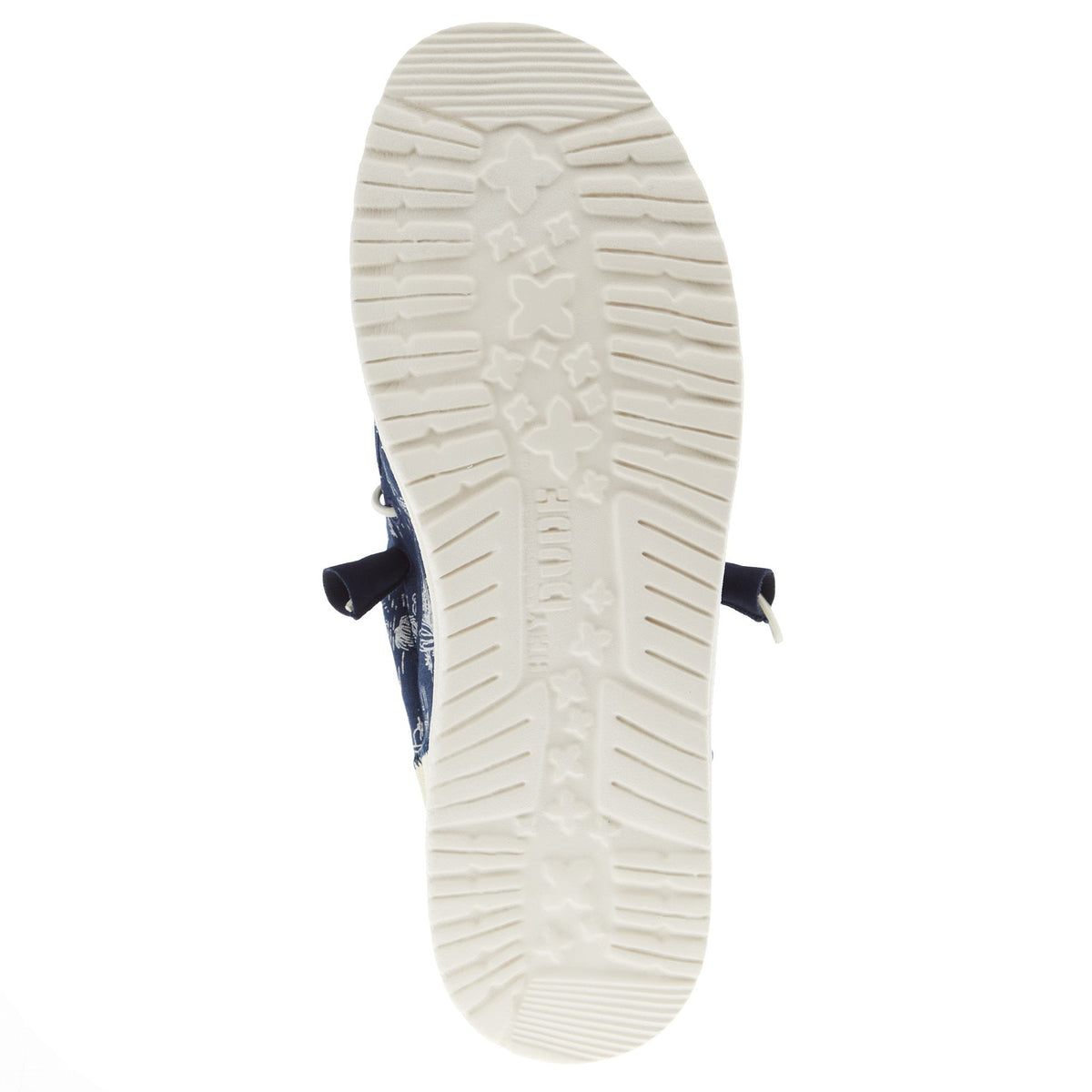 Hey Dude Mens Wally Funk Desert Navy Casual Shoe