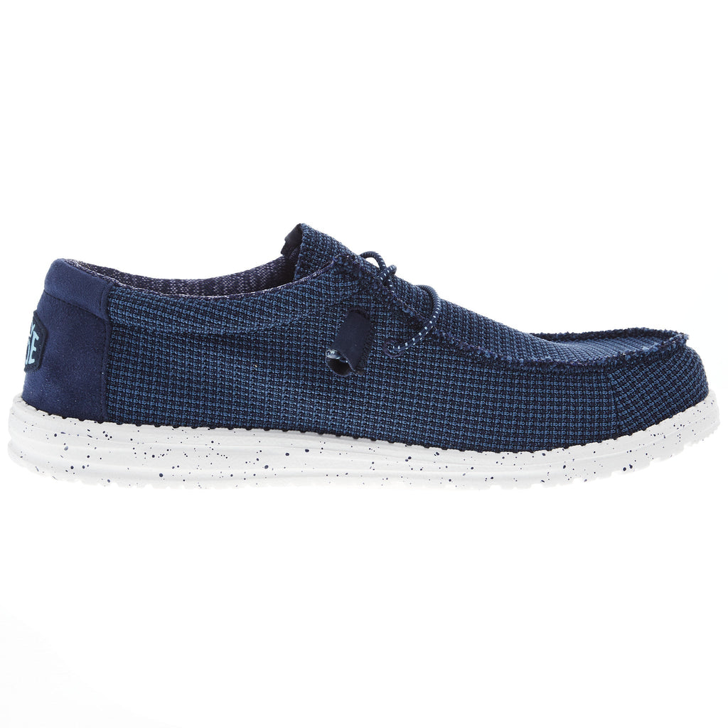 Hey Dude Mens Navy Wally Sport Mesh Casual
