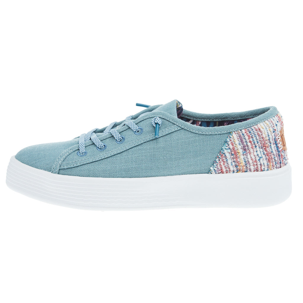Hey Dude Women's Cody Craft Linen Aqua Casual