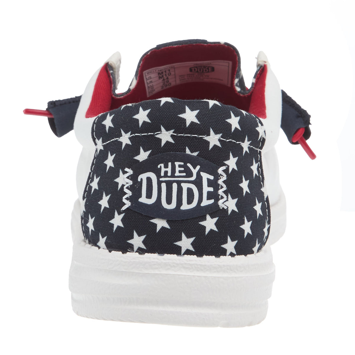 Hey Dude Men`s Wally American Navy Casual Shoe