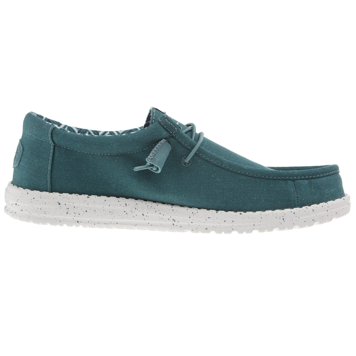 Hey Dude Mens North Atlantic Wally Stretch Canvas Casual Shoe