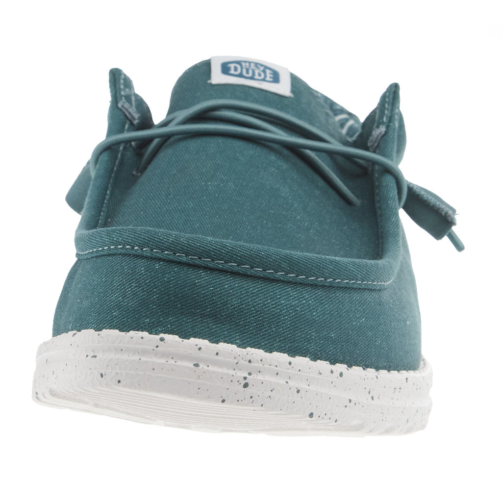 Hey Dude Mens North Atlantic Wally Stretch Canvas Casual Shoe