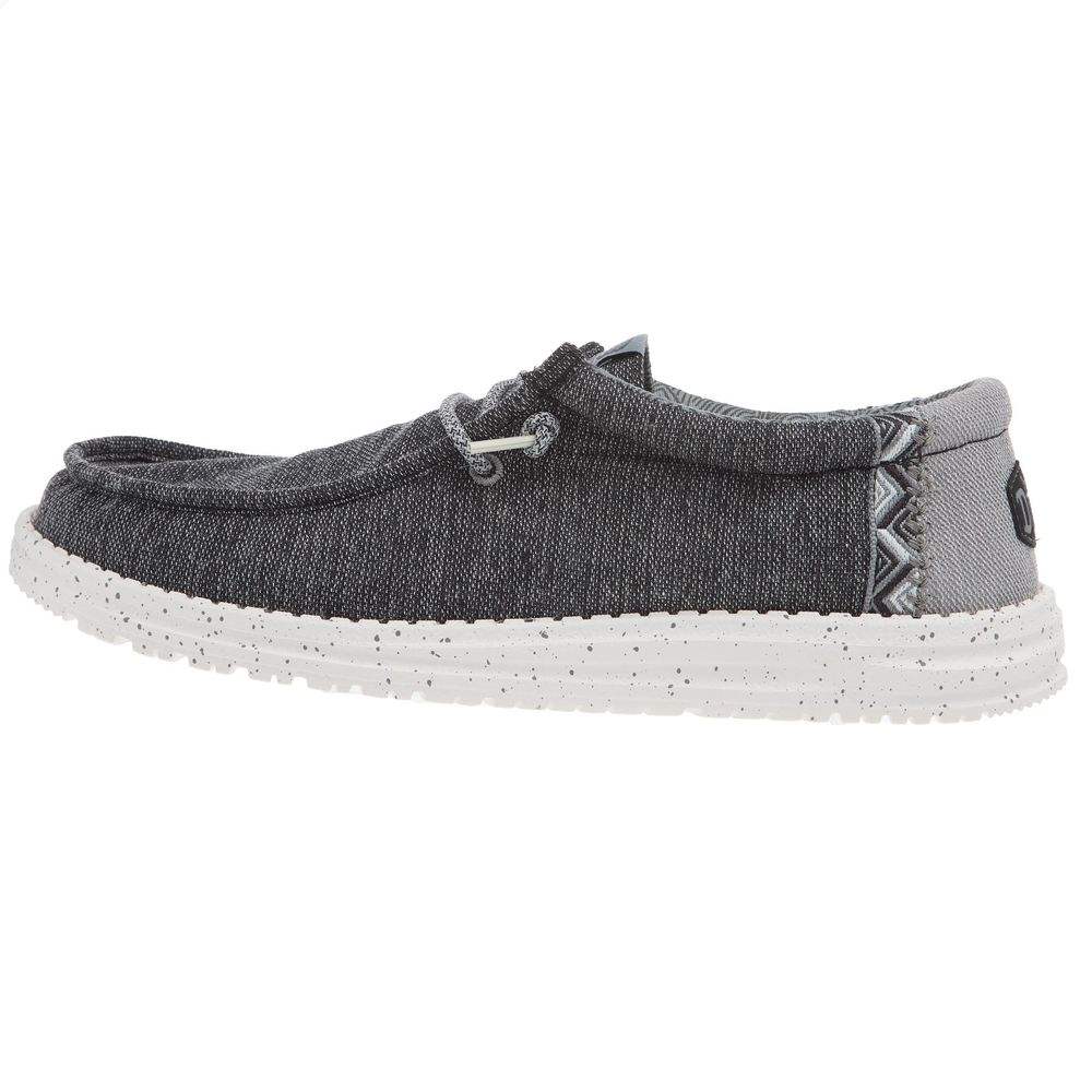 Hey Dude Men's Wally Coastline Black Casual Shoe