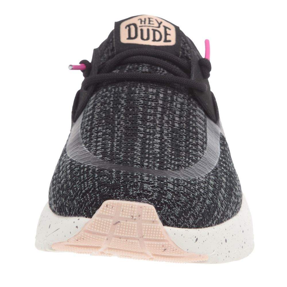 Hey Dude Women's Sirocco W Sport Stripe Black Casual
