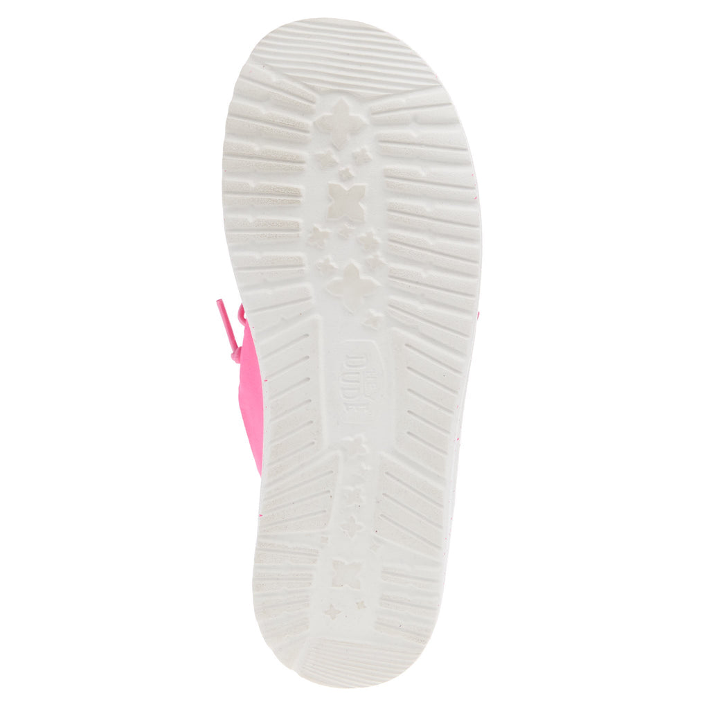 Hey Dude Women's Wendy Canvas Neon Pink Casual