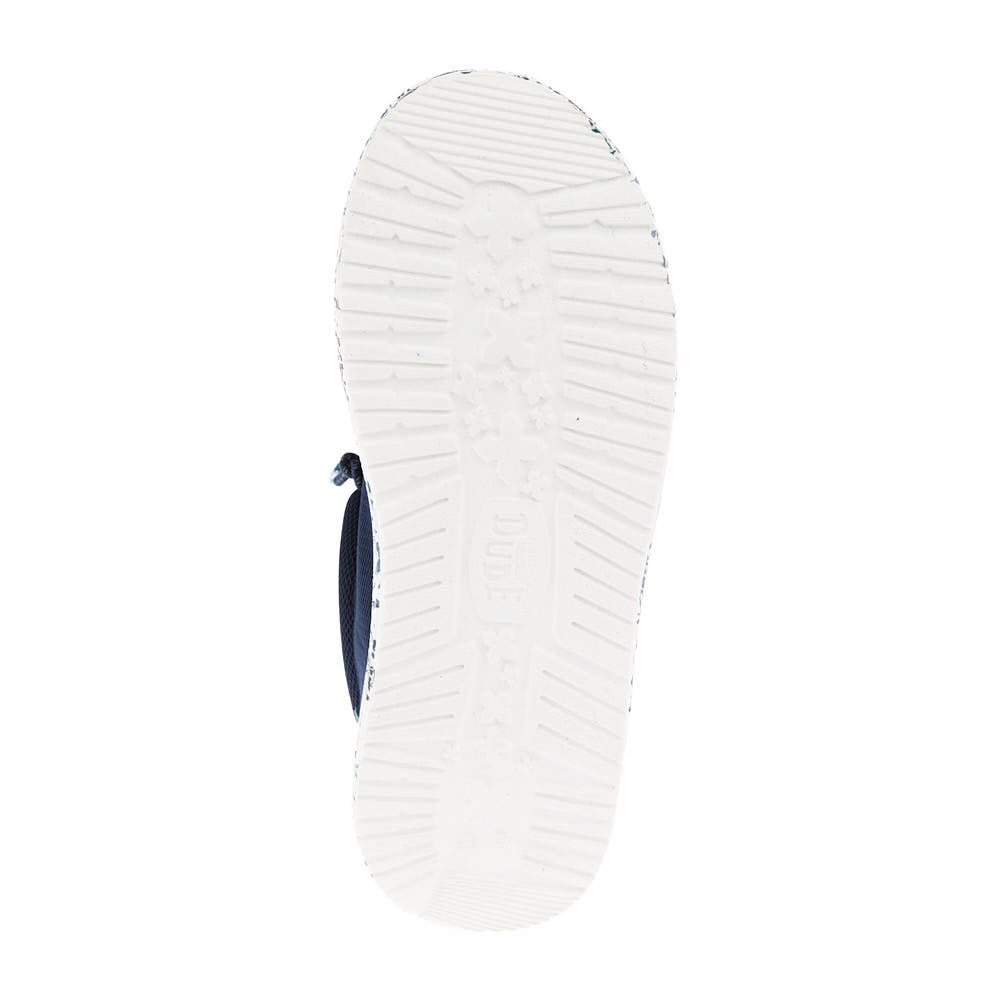 Hey Dude Youth Wally Navy and Charcoal Summer Mesh