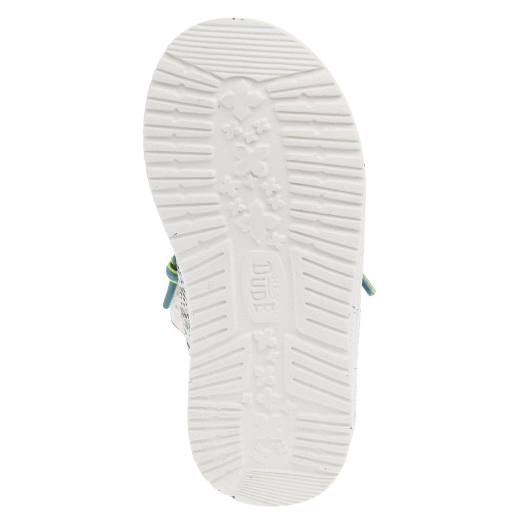 Hey Dude Wally Toddler Heathered Mesh White