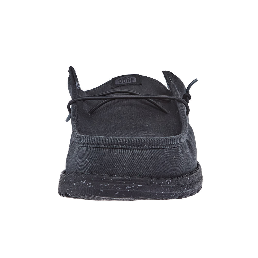 Hey Dude Men's Wally Slip On Black Casual Shoe
