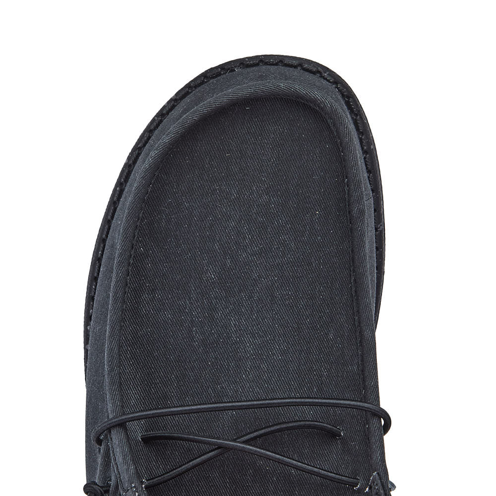Hey Dude Men's Wally Slip On Black Casual Shoe