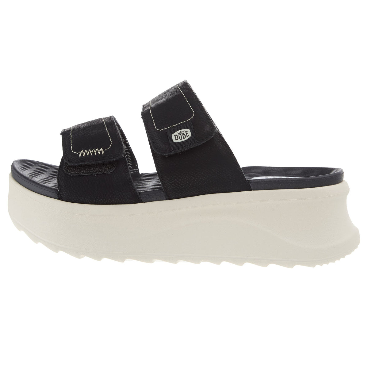 Hey Dude Womens Delray Black Classic Slide