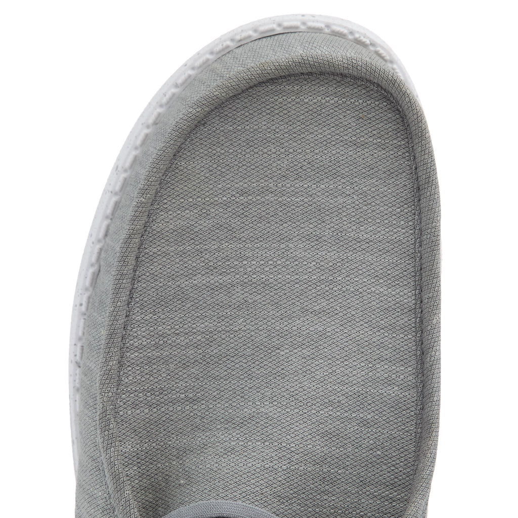 Hey Dude Men`s Wally Elevated Basic Grey Casual Shoe