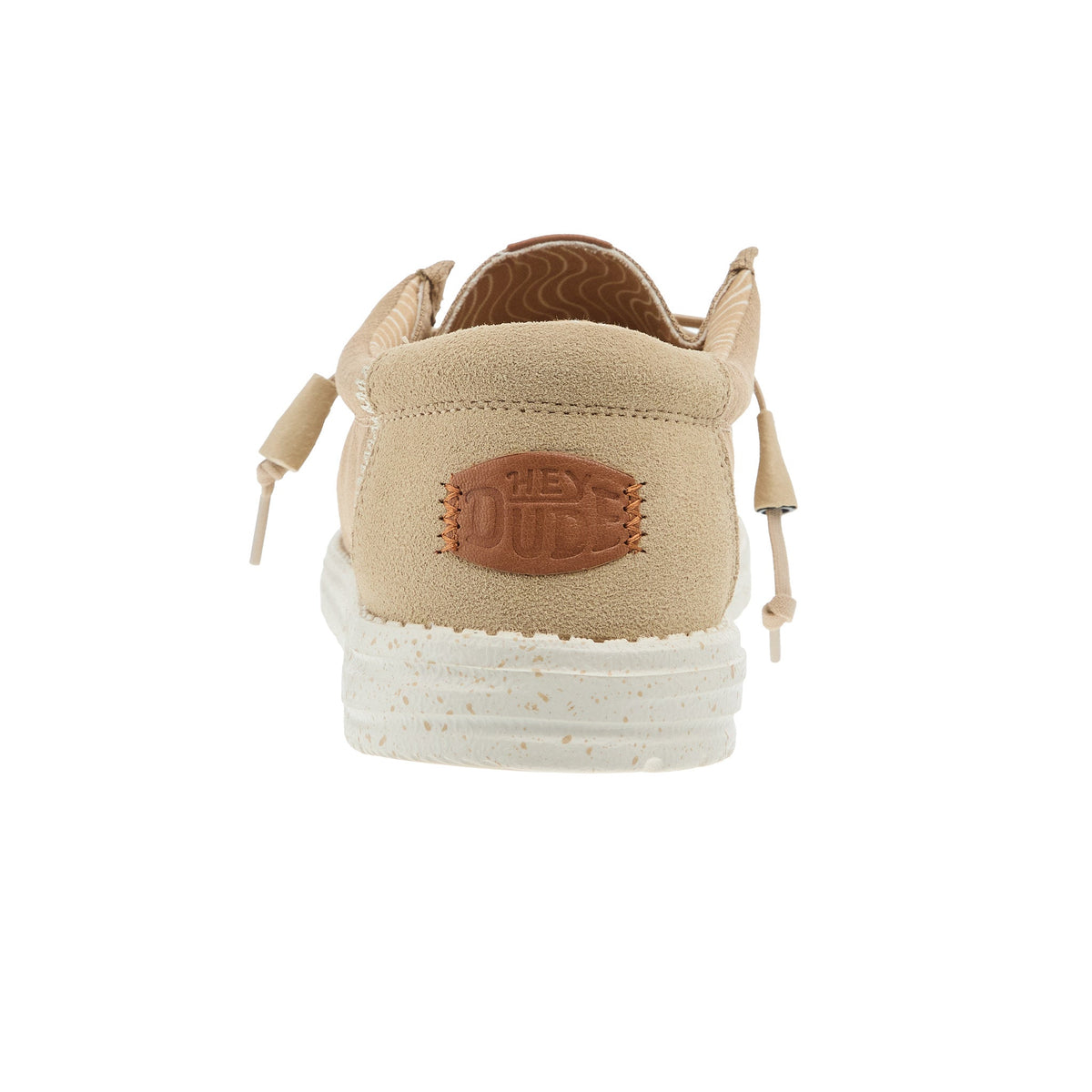 Hey Dude Mens Wally Elevated Basic Khaki Shoe