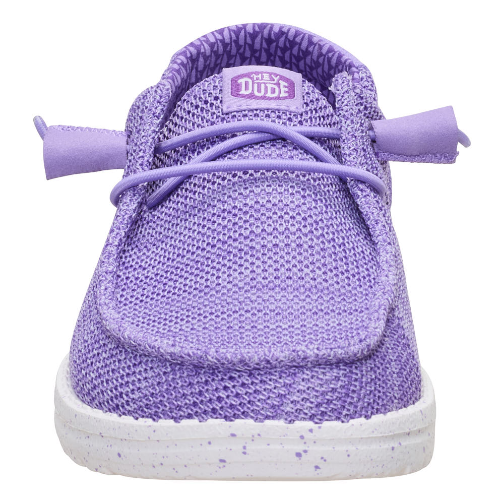 Hey Dude Women's Wendy Stretch Sox Purple Casual