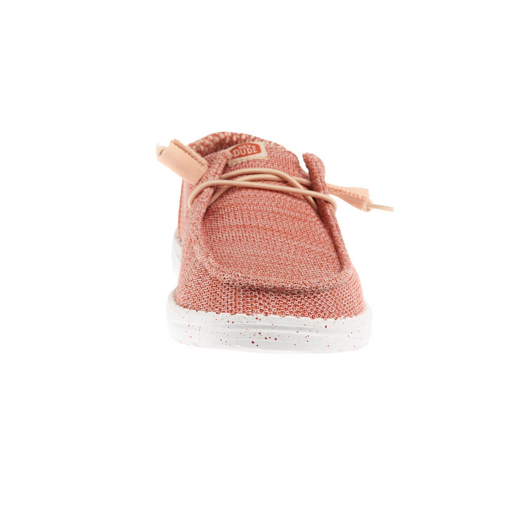 Hey Dude Women's Wendy Stretch Sox Peach Casual