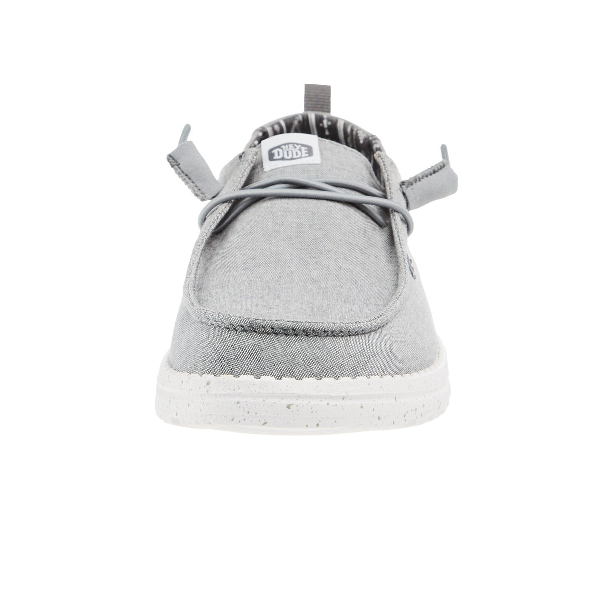 Hey Dude Womens Wendy Chambray Grey Casual Shoe