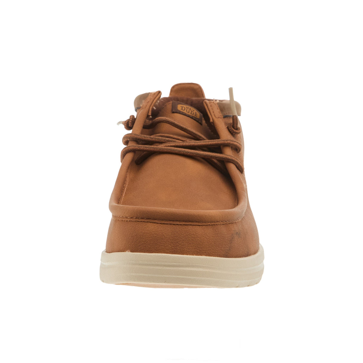 Hey Dude Mens Wally Mid GripR Cognac Casual Shoe