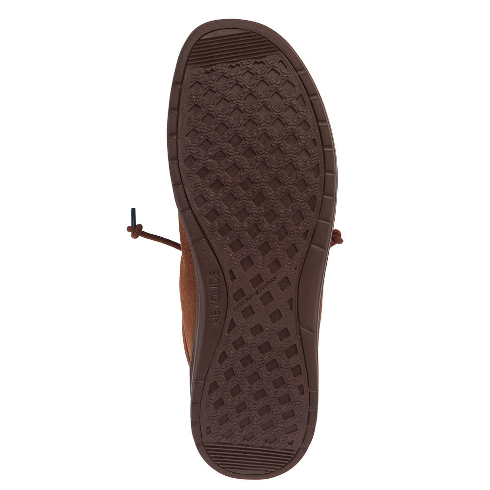 Hey Dude Men's Wally Brown Mid Gripr Warmth Casual