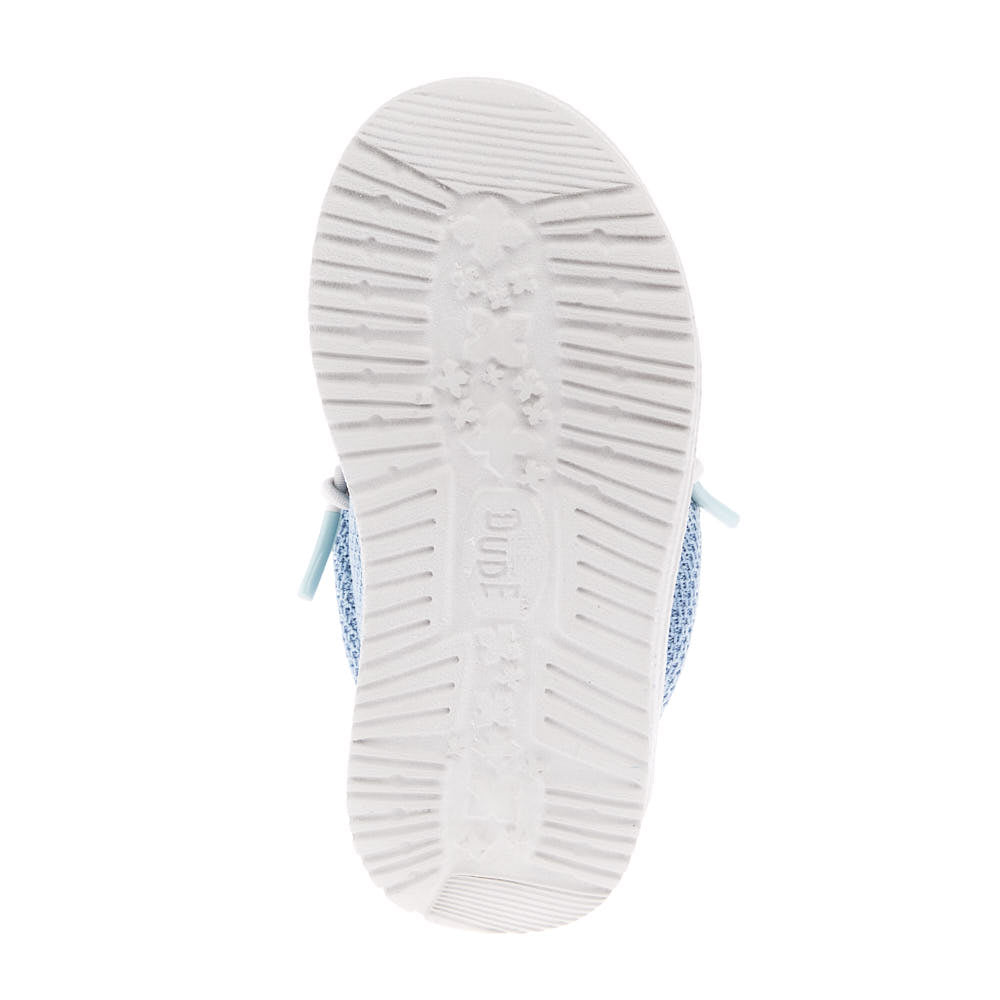 Hey Dude Toddler Wally Cloud Blue Stretch Sox