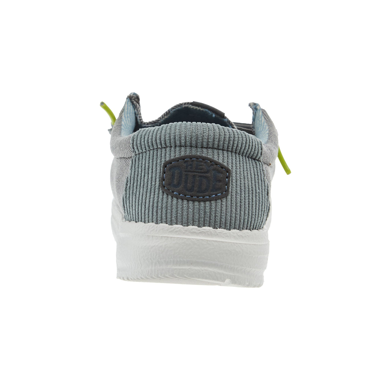Hey Dude Boys Wally Charcoal Herringbone Shoe