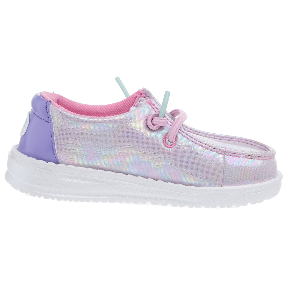 Hey Dude Toddler Wendy Iridescent Sparkle Purple Casual Shoe