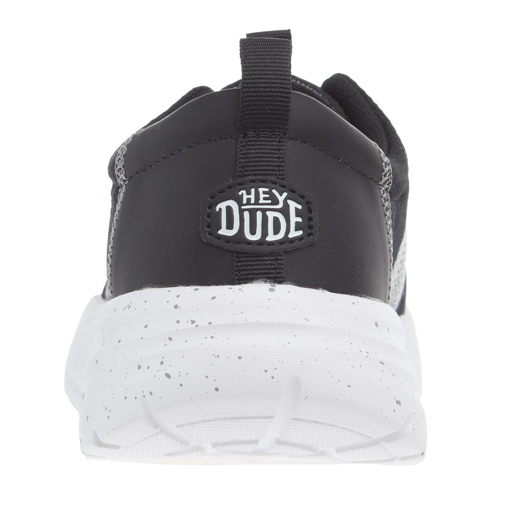 Hey Dude Youth Sirocco Play Black Casual Shoe